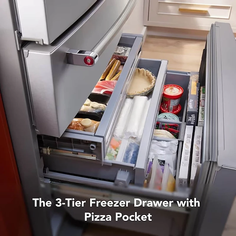 26.2 Cu. Ft. Stainless 4-Door French Door Refrigerator