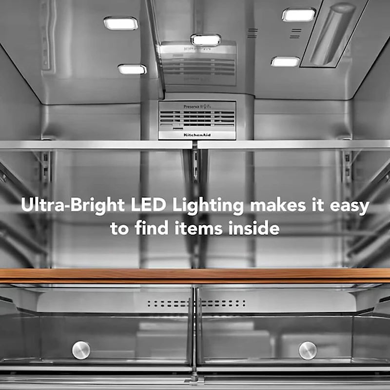 26.2 Cu. Ft. Stainless 4-Door French Door Refrigerator