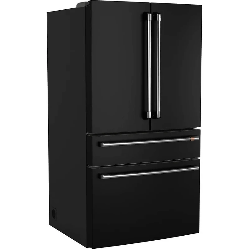 23.2 Cu. Ft. Matte Black 4 Door French Door Counter Depth Refrigerator