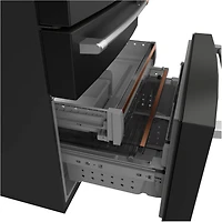 23.2 Cu. Ft. Matte Black 4 Door French Door Counter Depth Refrigerator