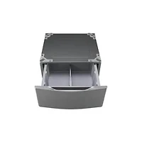 Graphite Steel Laundry Pedestal - OPEN BOX