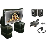 72 inch Inflatable Indoor/Outdoor Home Theater Kit OPEN BOX