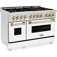 6 Cu. Ft. Stainless Freestanding Dual Fuel Double Range