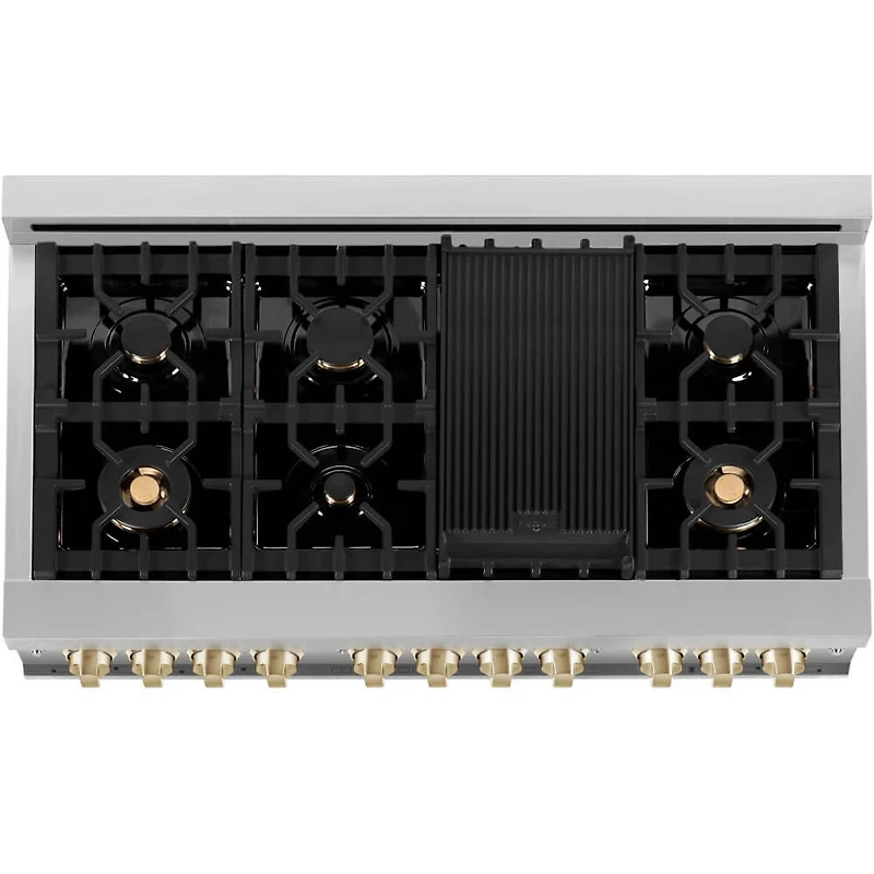 6 Cu. Ft. Stainless Freestanding Dual Fuel Double Range