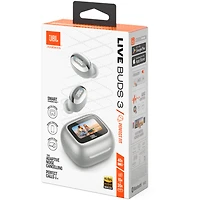 Live Buds 3 True Wireless Noise Cancelling Earbuds w/ Smartcase - Silver