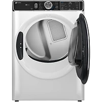 7.8 Cu. Ft. White Front Load Smart Electric Dryer with Steam Cycle