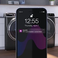 7.8 Cu. Ft. White Front Load Smart Electric Dryer with Steam Cycle