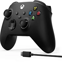 Wireless Controller for Xbox Series X, Xbox Series S, and Xbox One w/ USB-C Cable - Black