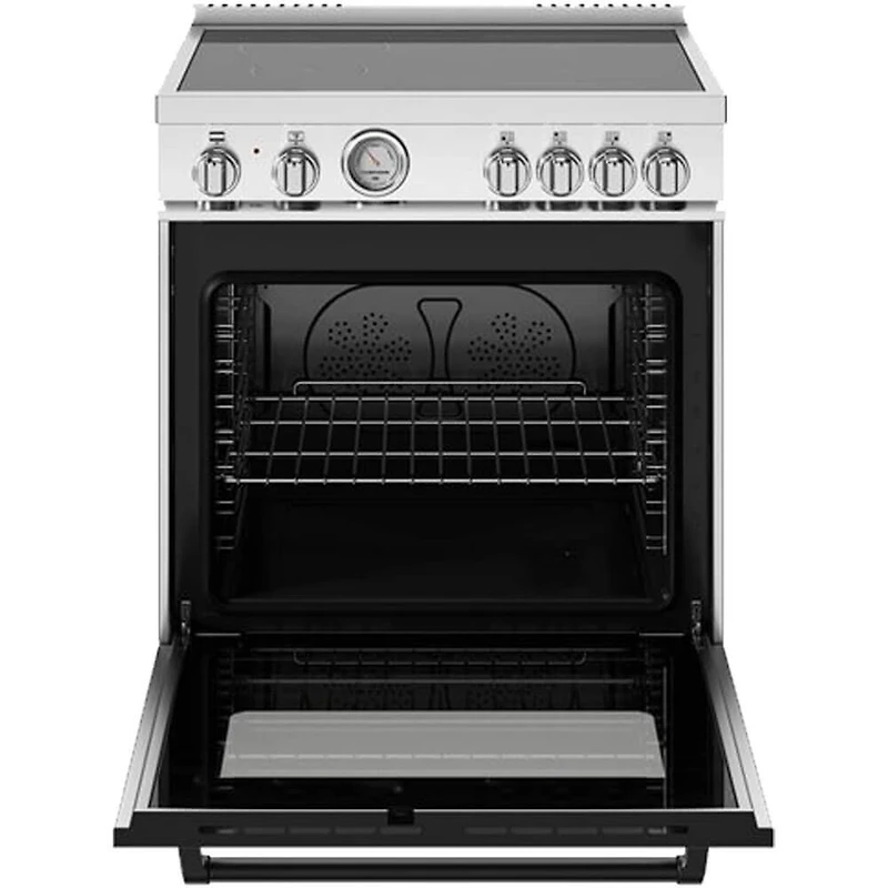 4.6 Cu. Ft. Stainless Freestanding Smooth Top Electric Range