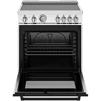 4.6 Cu. Ft. Stainless Freestanding Smooth Top Electric Range