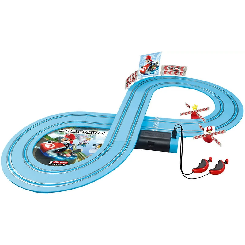 Mario Kart Mario vs. Peach First Beginner Slot Car Racing Set
