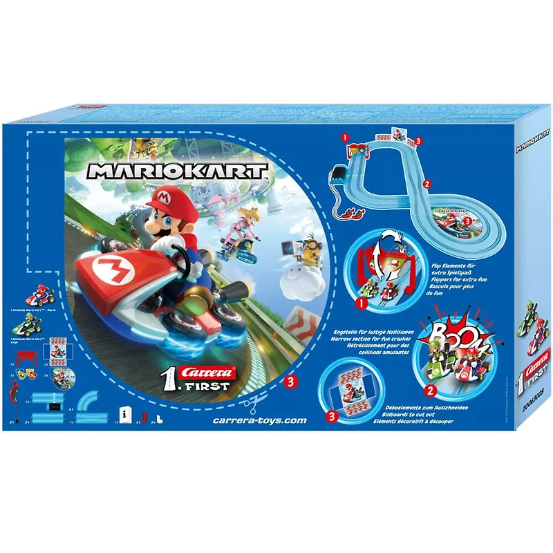 Mario Kart Mario vs. Luigi First Beginner Slot Car Racing Set