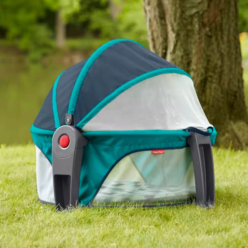 On-the-Go Portable Baby Dome - Aqua Pixels