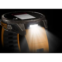 Fenix 8 AMOLED 47mm Smart Watch - Titanium and Spark Orange / Graphite