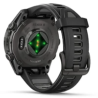 Fenix 8 AMOLED 43mm Smart Watch - Carbon Gray and Black / Pebble Gray