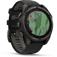 Fenix 8 Solar 47mm Smart Watch - Carbon Gray and Black / Pebble Gray - OPEN BOX