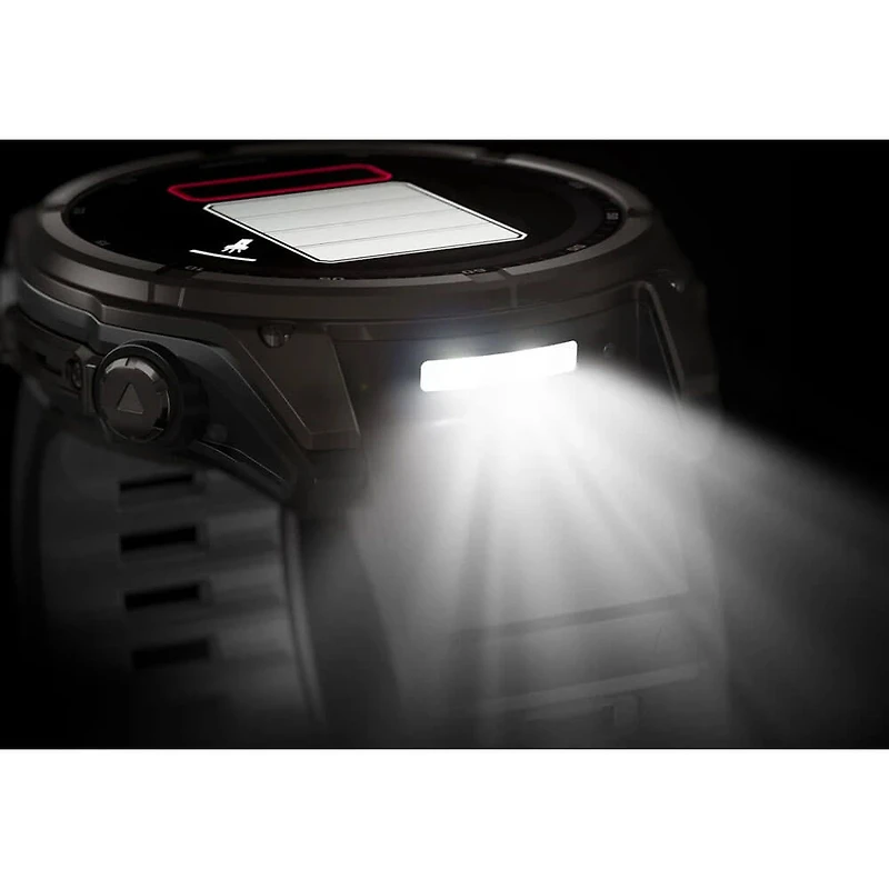 Fenix 8 Solar 51mm Smart Watch - Carbon Gray and Black / Pebble Gray