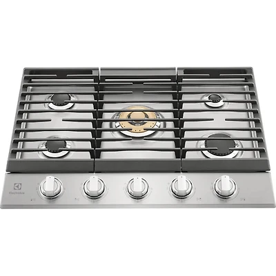 30 inch Stainless 5-Burner Gas Cooktop