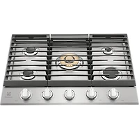 30 inch Stainless 5-Burner Gas Cooktop