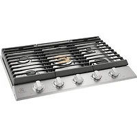 30 inch Stainless 5-Burner Gas Cooktop