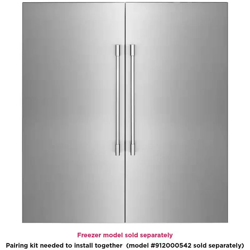 19 Cu. Ft. Stainless Single-Door Refrigerator