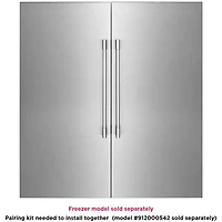 19 Cu. Ft. Stainless Single-Door Refrigerator