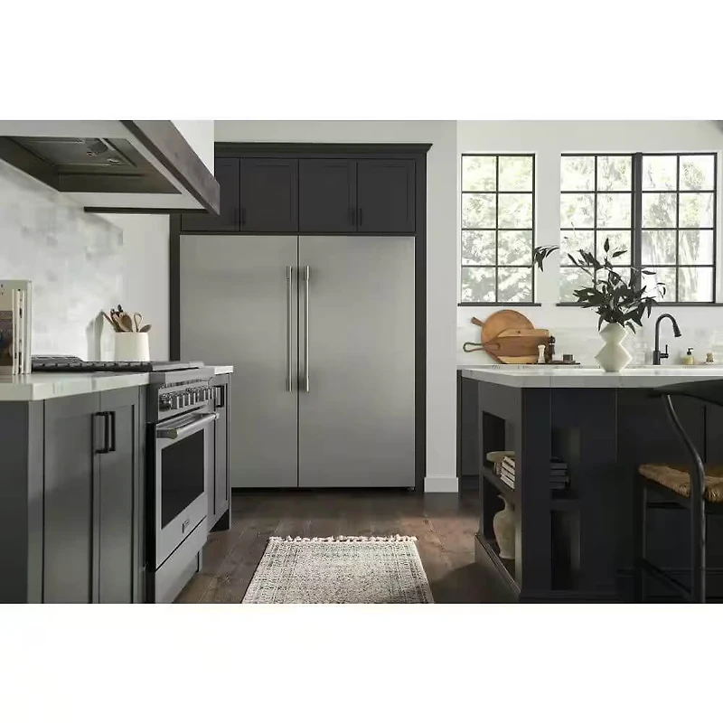 19 Cu. Ft. Stainless Single-Door Refrigerator