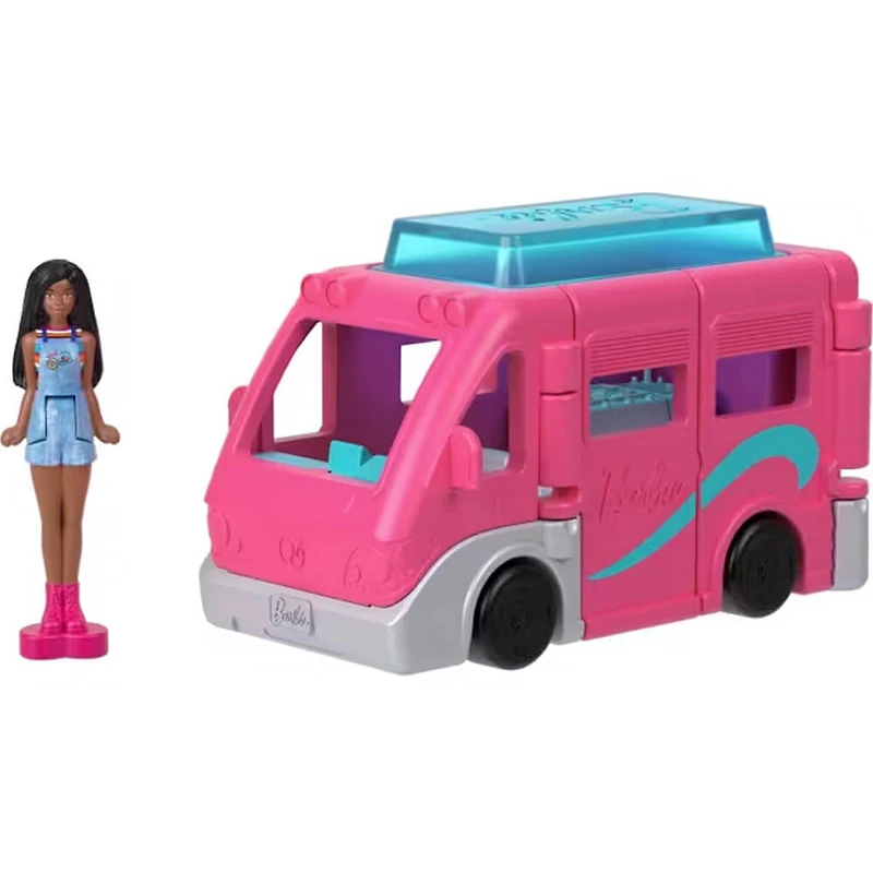 Barbie Mini BarbieLand 4-Pack & Vehicle Set
