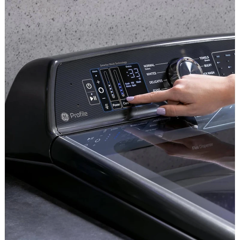 5.4 Cu. Ft. Sapphire Blue Top Load High-Efficiency Washer