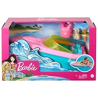 Barbie Boat With Puppy and Accessories
