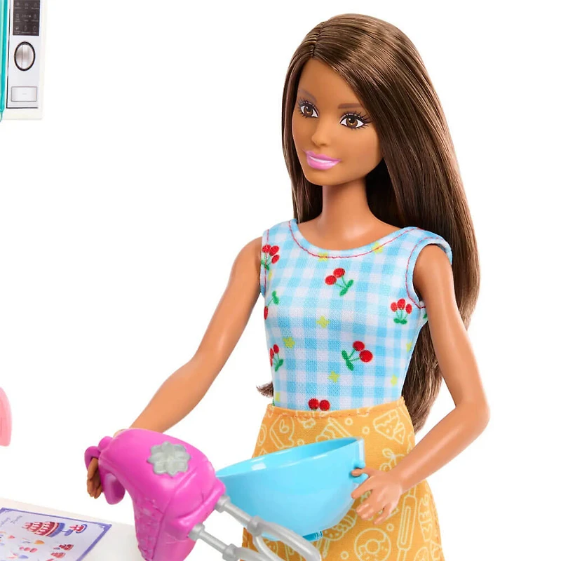 Barbie Celebration Baking Fun Playset with Dolls
