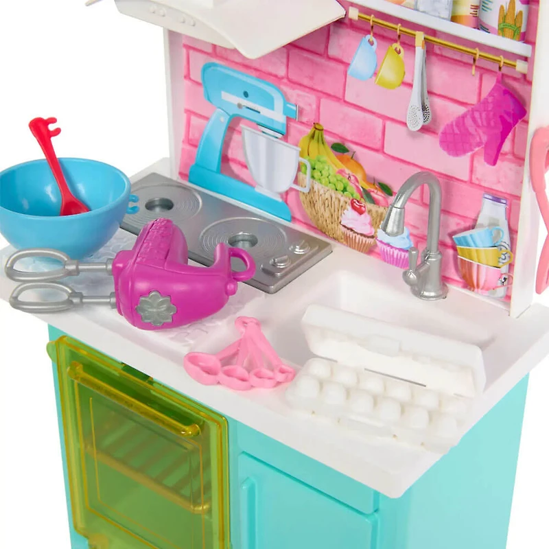 Barbie Celebration Baking Fun Playset with Dolls