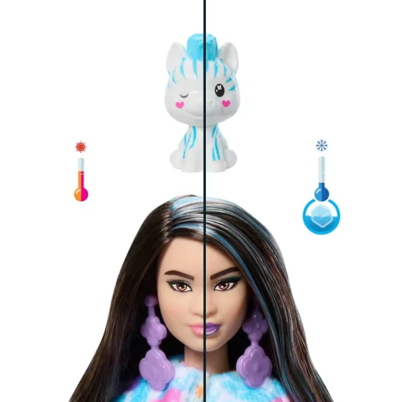 Barbie Cutie Reveal Zebra Doll