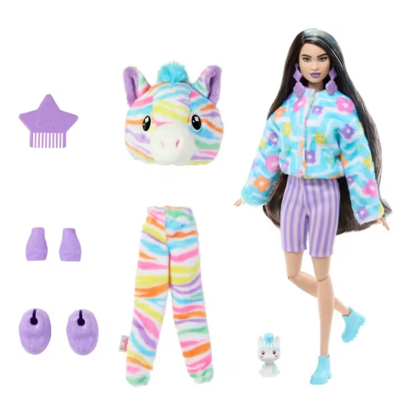 Barbie Cutie Reveal Zebra Doll