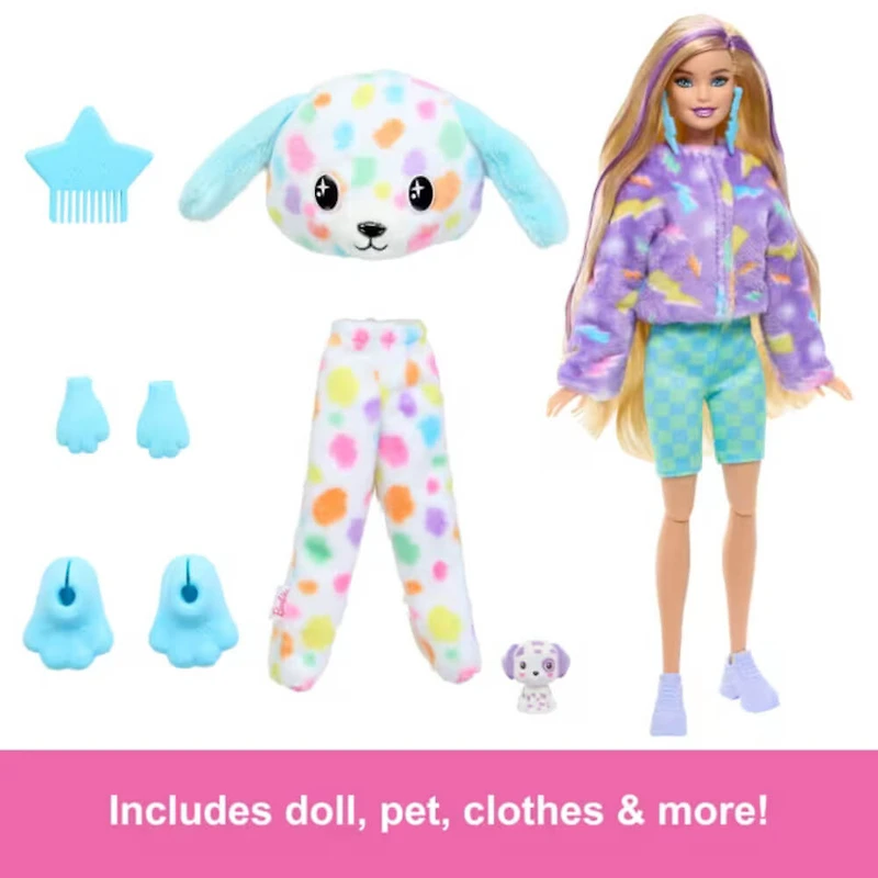 Barbie Cutie Reveal Dalmatian Doll