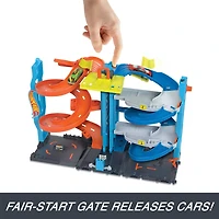 Hot Wheels City Transforming Race Tower Playset