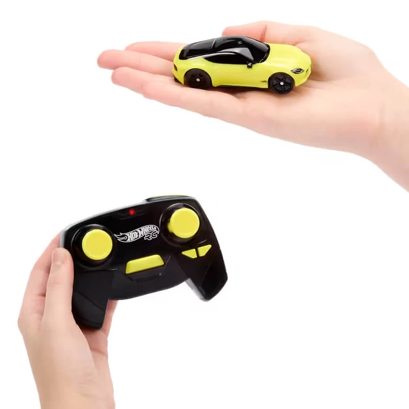 Hot Wheels 1:64 Scale Nissan Z Battery-Powered RC Car - Yellow