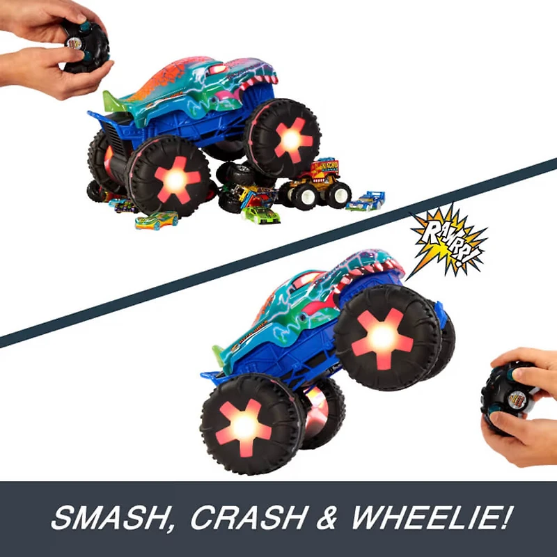 Hot Wheels Monster Trucks Power Smashers - MEGA-Wrex Alive RC