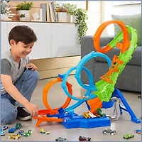 Hot Wheels Action 4-Loop Crash Out Track Set