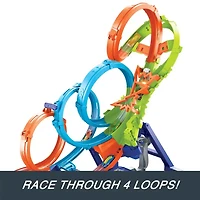 Hot Wheels Action 4-Loop Crash Out Track Set