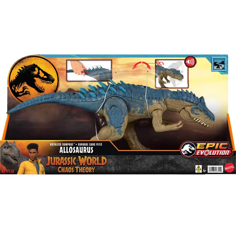 Jurassic World Ruthless Rampagin Allosaurus Dinosaur Toy