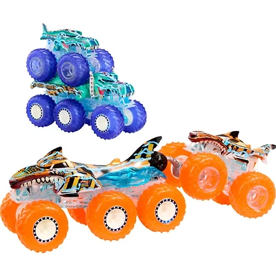 Hot Wheels Monster Trucks Power Smashers Toy Truck And Big Rig Multipack - 4 Pack