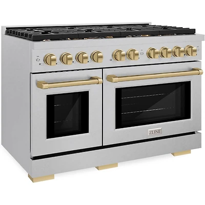 6.7 Cu. Ft. Stainless Steel Freestanding Double Oven Dual Fuel Range