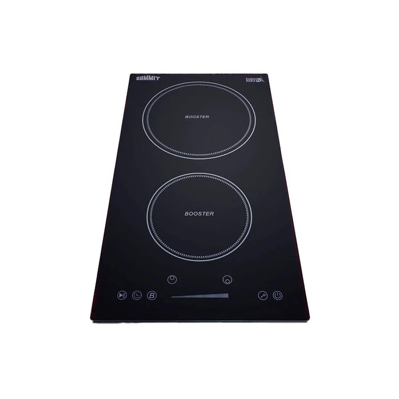 12 inch Black 2 Element Induction Cooktop