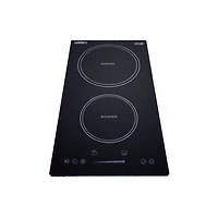 12 inch Black 2 Element Induction Cooktop