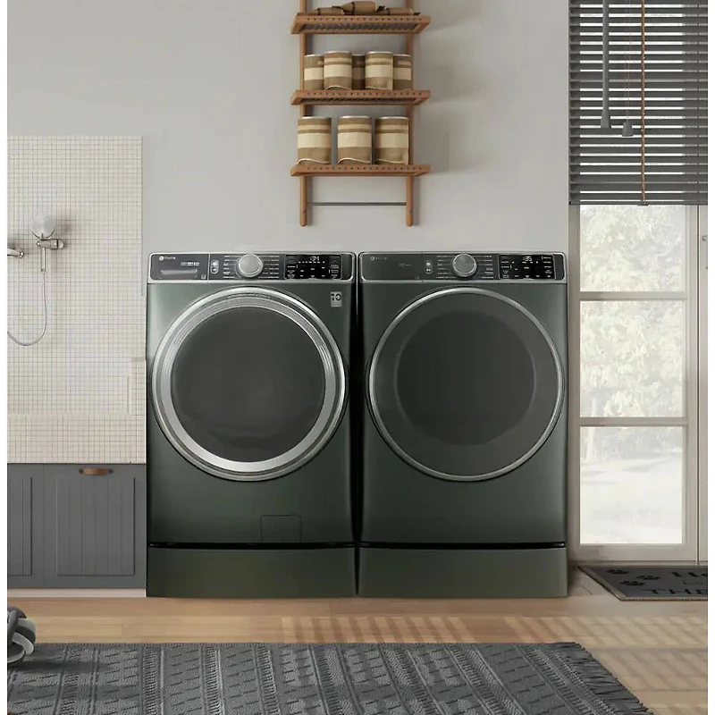 28 inch Jade Green Laundry Pedestal