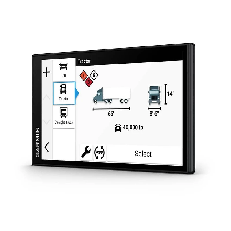 dezl OTR 620 6 inch Trucking GPS - Black