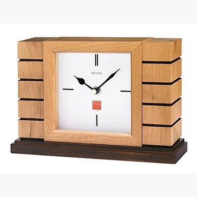 Usonian II Frank Lloyd Wright Mantel Clock - OPEN BOX