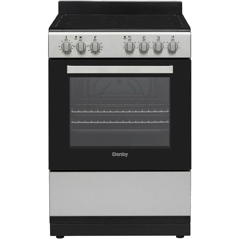 2.5 Cu. Ft. Stainless Freestanding Electric Range