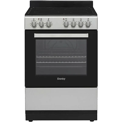 2.5 Cu. Ft. Stainless Freestanding Electric Range